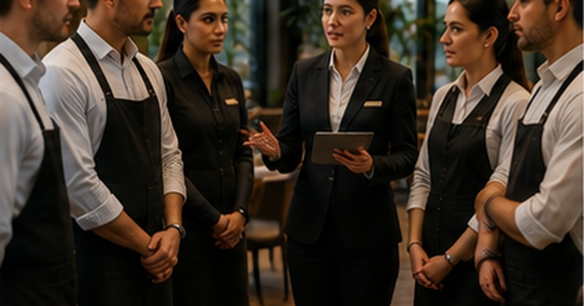 systems and teams used for hospitality service